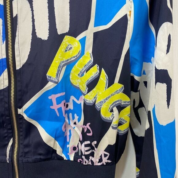 Her.. Bottari zip front long sleeve crop jacket, size small - Picture 3 of 13